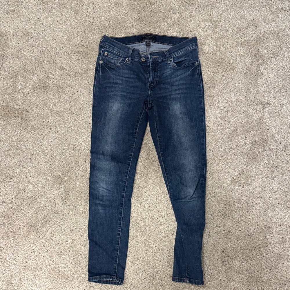Banana Republic Dark Blue Skinny Jeans Low Rise